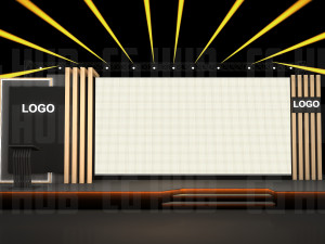 Event stage design 3D मॉडल
