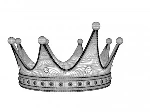 Gold Crown 3D Model