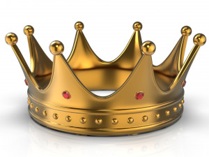 Gold Crown 3D Model