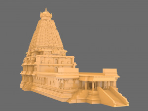 Brihadisvara Temple 3D 模型