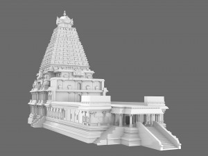 Brihadisvara Temple 3D 模型