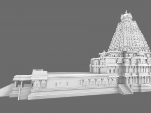 Brihadisvara Temple 3D 模型
