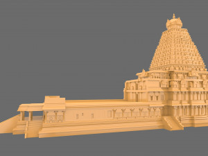 Brihadisvara Temple 3D 模型