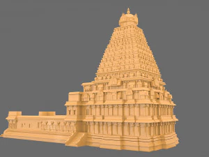 Świątynia Brihadisvara Model 3D