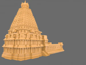 Świątynia Brihadisvara Model 3D