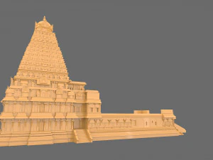 Świątynia Brihadisvara Model 3D