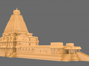 Brihadisvara Temple 3D 模型