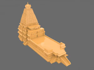 Świątynia Brihadisvara Model 3D
