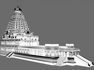 Świątynia Brihadisvara Model 3D