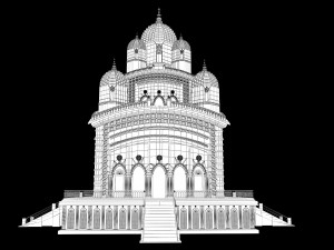 Kali Temple Model 3D