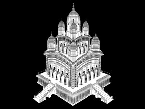 Kali Temple Model 3D