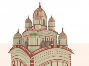 Kali Temple Model 3D