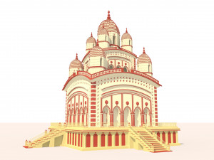 Kali Temple Model 3D