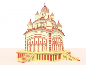 Kali Temple Model 3D