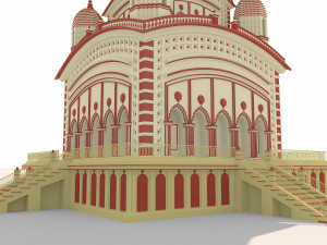 Kali Temple Model 3D