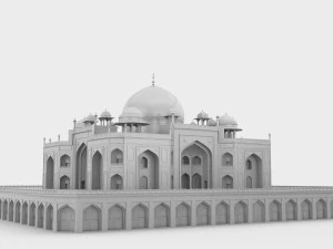 Humayun Tomb 3D Model