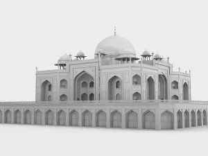 Humayun Tomb 3D Model