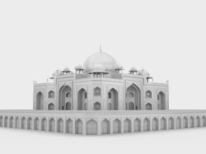 Humayun Tomb 3D Model