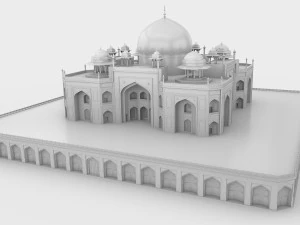 Humayun Tomb 3D Model