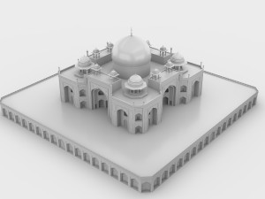 Humayun Tomb 3D 모델