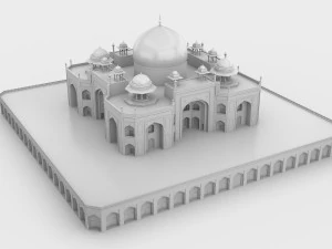 Humayun Tomb 3D Model