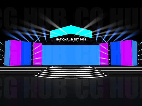 イベントステージデザイン 3Dモデル