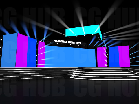 Event stage design 3D Model