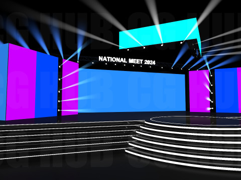 Event stage design 3D Model