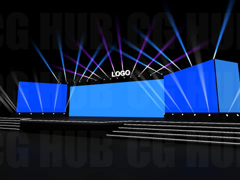Event stage design 3D Model