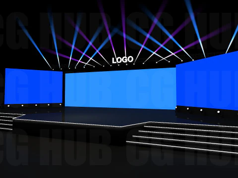 Event stage design 3D Model