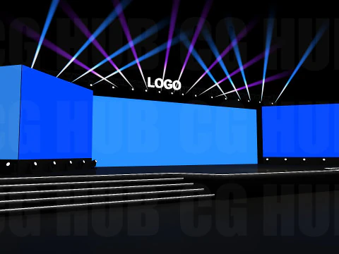 Event stage design 3D Model