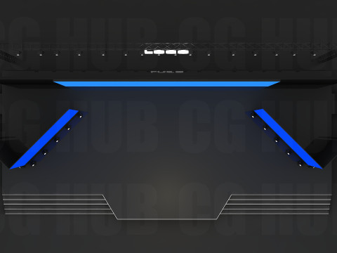Event stage design Modèle 3D