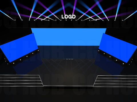 Event stage design Modèle 3D