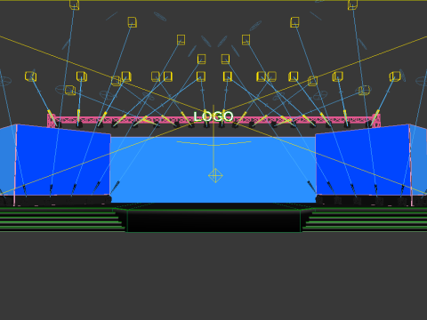 Event stage design Modèle 3D