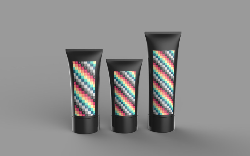 Cosmetic Packaging Tube 3D Model .c4d .max .obj .3ds .fbx .stl .blend 