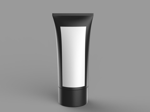 Cosmetic Packaging Tube 3D Model