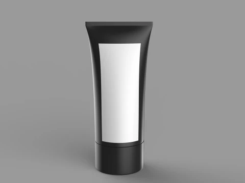 Cosmetic Packaging Tube 3D Model