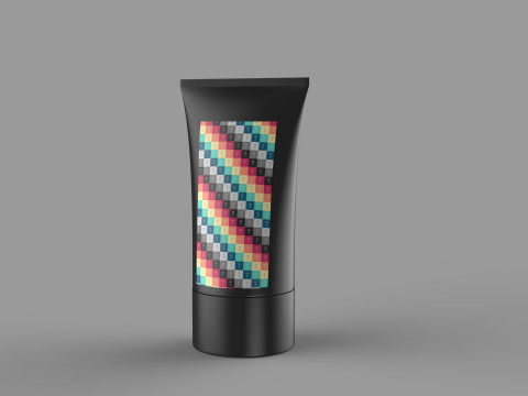 Cosmetic Packaging Tube 3D Model