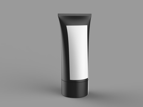 Cosmetic Packaging Tube 3D Model
