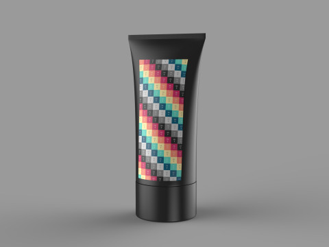 Cosmetic Packaging Tube 3D Model