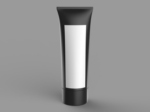 Cosmetic Packaging Tube 3D Model