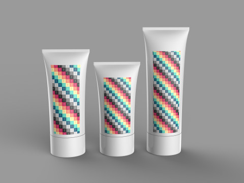 Cosmetic Packaging Tube 3D 模型