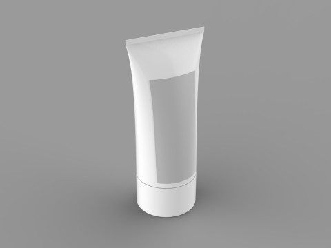 Cosmetic Packaging Tube 3D-Modell