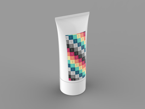 Cosmetic Packaging Tube 3D-Modell
