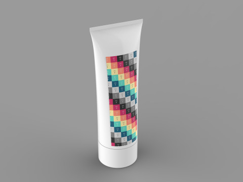 Cosmetic Packaging Tube 3D-Modell