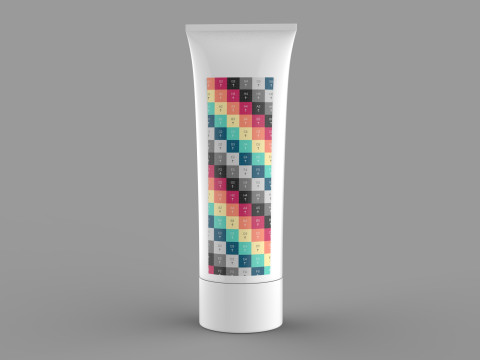 Cosmetic Packaging Tube 3D-Modell