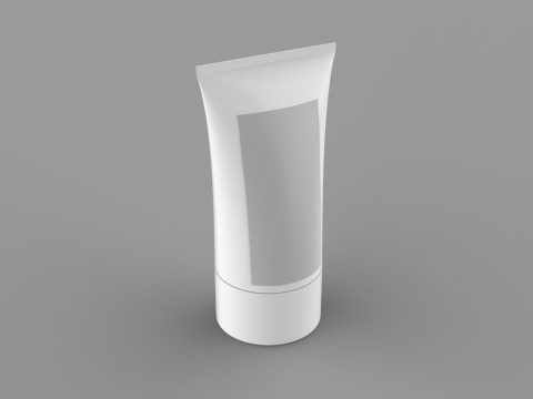 Cosmetic Packaging Tube 3D-Modell