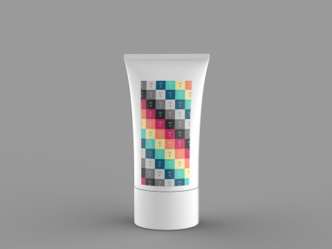 Cosmetic Packaging Tube 3D-Modell