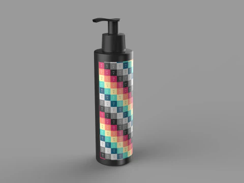 Cosmetic Bottles 3D Model
