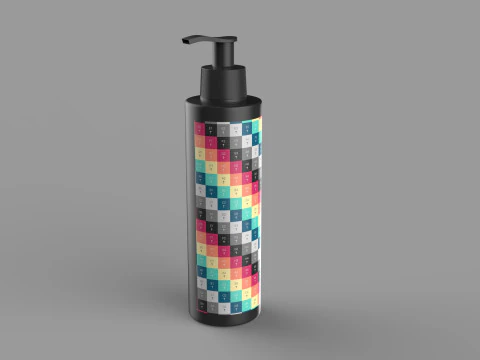 Cosmetic Bottles 3D Model